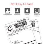 Fanfold Thermal Transfer Label Direct Thermal Shipping Label