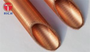 Quality TP2 Pure Cooler Copper Tube Threaded Seamless Efficient Cooling wholesale