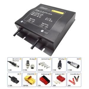 Quality Waterproof Marine Trickle Automatic 12 Volt 10A 2 Bank 20A Lithium AGM Gel Lifepo4 Battery Charger wholesale