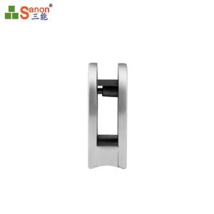Quality Mirror Surface Stainless Steel Glass Clips / Frameless Glass Balustrade Clamps wholesale