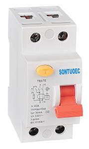 Quality IEC 61008 Plastic PA66 2P 4P RCCB Circuit Breaker wholesale
