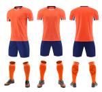 Casual Training Plain Soccer Jerseys Sublimated Soccer Uniforms Set Short Sleeve