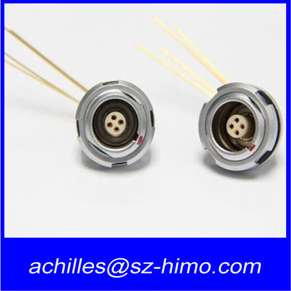 Leading Manufacturer Push Pull Self-Locking 0B Series ECG.0B.306 6pin Lemo Power Cable Connector