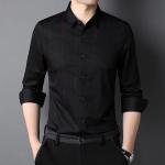 DRESS SHIRTS Custom Formal Shirt For Men Polyester Cotton Long-Sleeved Slim