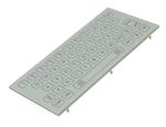 Dust Oil Proof Industrial Membrane Panel Keyboard White Or Black Color