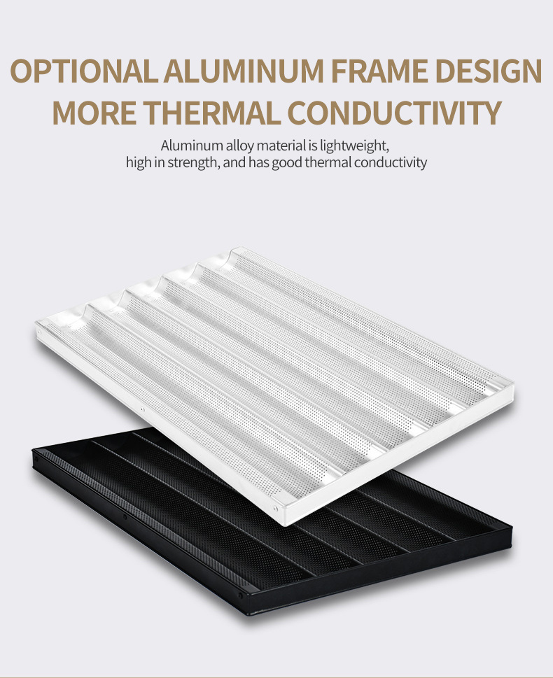 Authentic French Bread Baking Pan for Bakery-Quality Results 750*900*40mm Bakery Tooling
