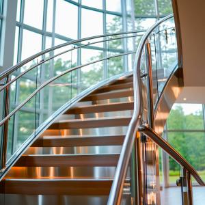 Quality Elegant Round Stainless Steel Handrails for Luxury Interiors wholesale