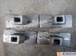 Casted Material Beam Flange Clamps Galvanized Finishing 43x105mm Locking