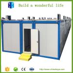 light steel framed prefab flat pack living 20ft container house