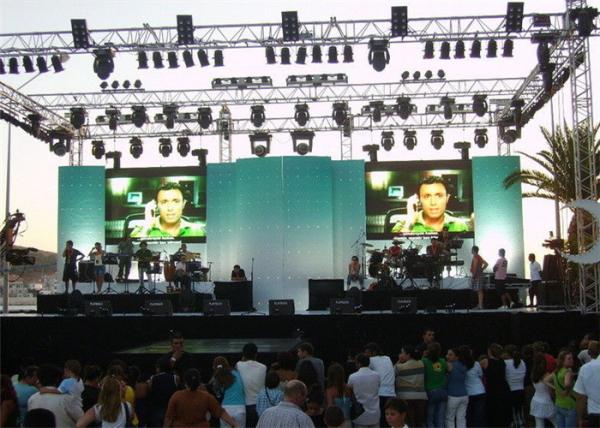 6mm High Definition SMD LED Video Walls Stage Background Screen Wide Viewing