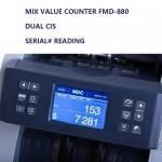 FMD-880 Bill Counter Value Currency Value Counter USD EUR CAD Muilti currencies
