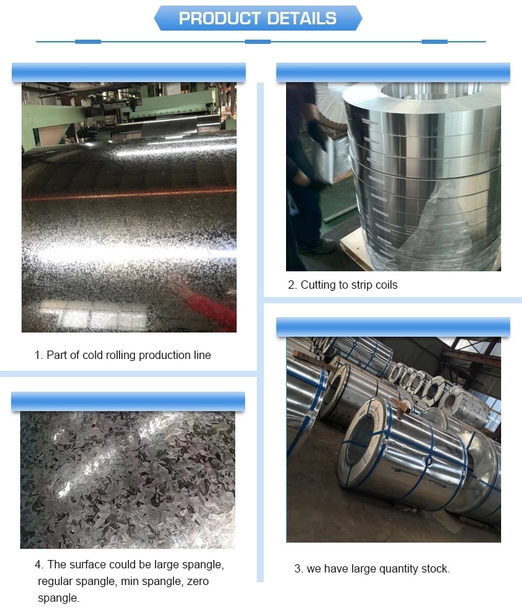 PPGI/PPGL/Gi/Gl Sectional Strip Breadth Width LED Strip Steel Slit Coil Dx51d Dx52D SGCC 200mm 300mm 600mm 1000mm 1250mm