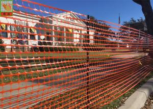 Quality Safety Temporary Plastic Construction Netting / Orange Construction Barrier wholesale