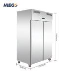 1000 Litres Commercial Upright Refrigerator Cabinet SS GN2/1 Fan Cooling