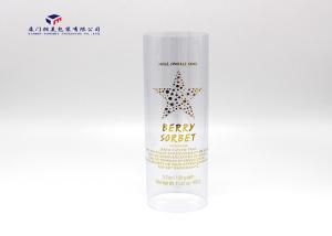 Quality Hot Stamping Plastic Clear Packaging Tubes Without Covers 6.5cm Dia 20cm Height wholesale