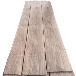 Quality Factory Price Natural Black Walnut Veneer 0.5mm 1mm American Walnut Veneer Natural Sliced Wood Veneer wholesale