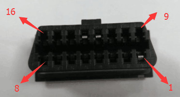 16 Pin J1962 OBD2 OBDII Female Connector for Toyota and Nissan Cars