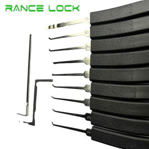 Quality Stainless Steel Practice Padlock Set 9pcs Lock Opener Set Black wholesale