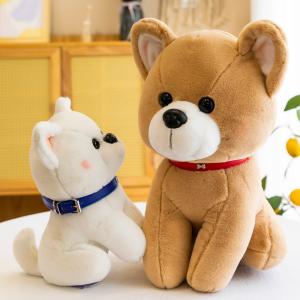 Quality OEM Brushy Stuffed Dog Toys With Printed Logo wholesale