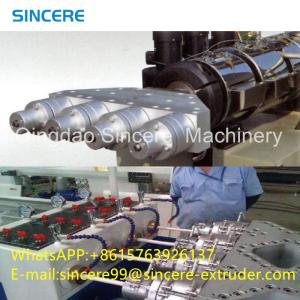 Quality PVC HDPE Plastic Pipe Extrusion Line Production With SJSZ51/105 SJSZ65/132 Extruders wholesale