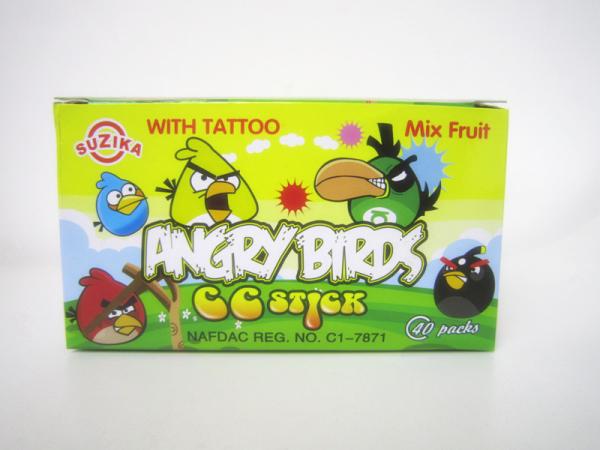 Angry Bird CC stick with lovely tattoo/ Good quality with good price Africa Sour