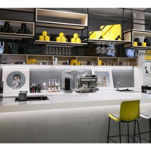 Quality Monomer Design Coffee Shop Display Counter 16mm Thick MDF wholesale