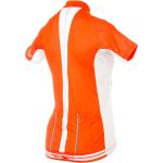 Orange Custom Reflective Sticker 140 GSM Cycling Clothing Jersey