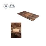 Zamac Lightweight Adhesive Metal Name Plates , Anti Oxidation Metal Name