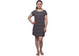 Quality Viscose / Elastane Womens Summer Nightwear Short Sleeve Nightgown OEM Service wholesale