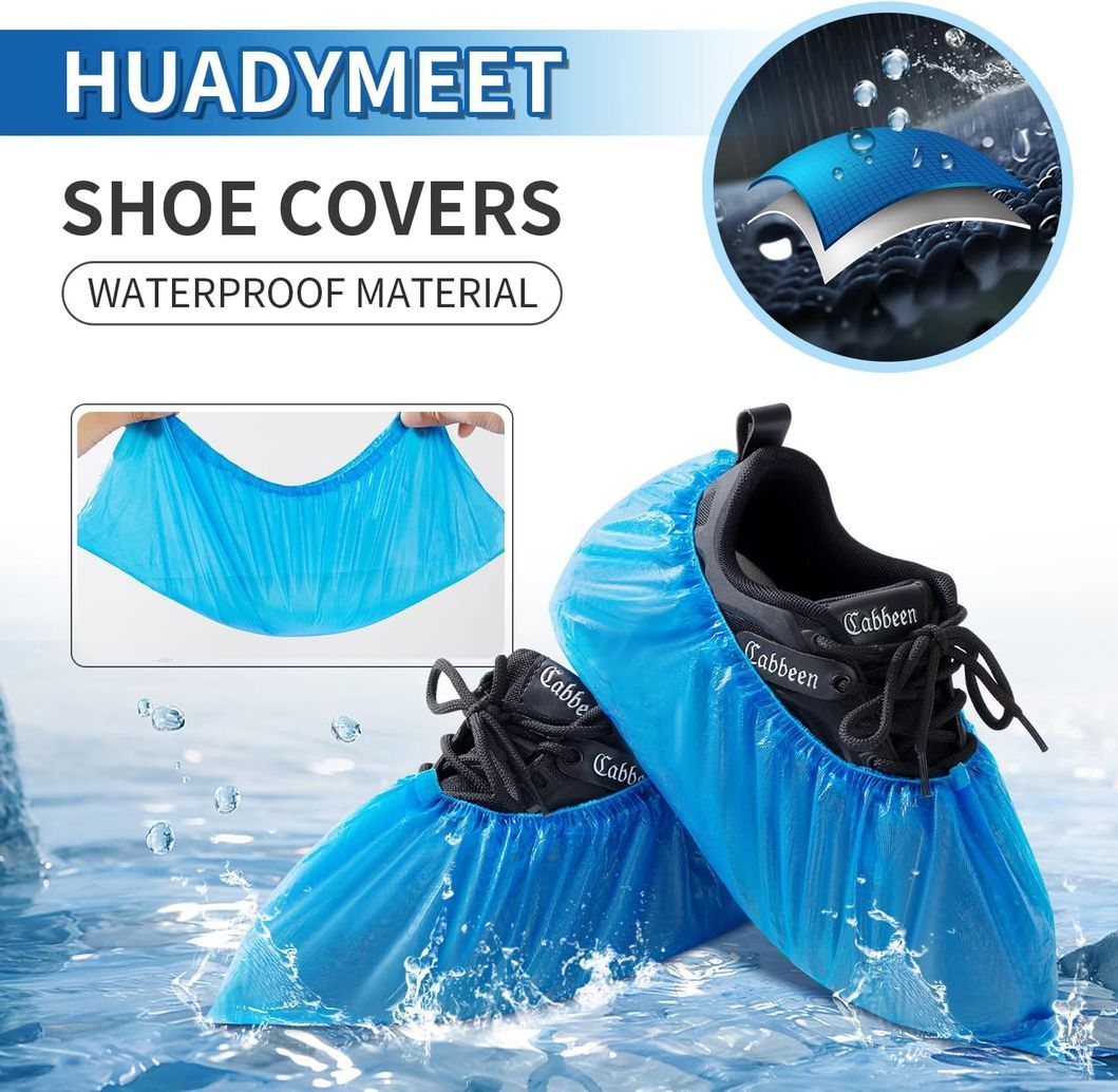 Recyclable Non-Woven PP Fabric Non Slip Disposable Shoe Covers