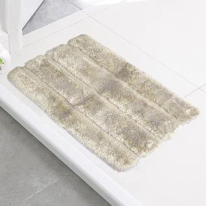 Quality Washable Shaggy Rubber Backed Bath Mat For Bathroom wholesale