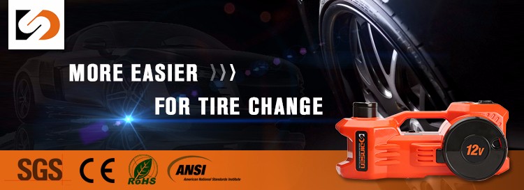 12V Electric Jack With Ari Inflator And Impact Wrench Tool Kit