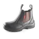 High Heel Knee Boots Oil Resistant / Water Resistant Work Shoes Genuine Leather