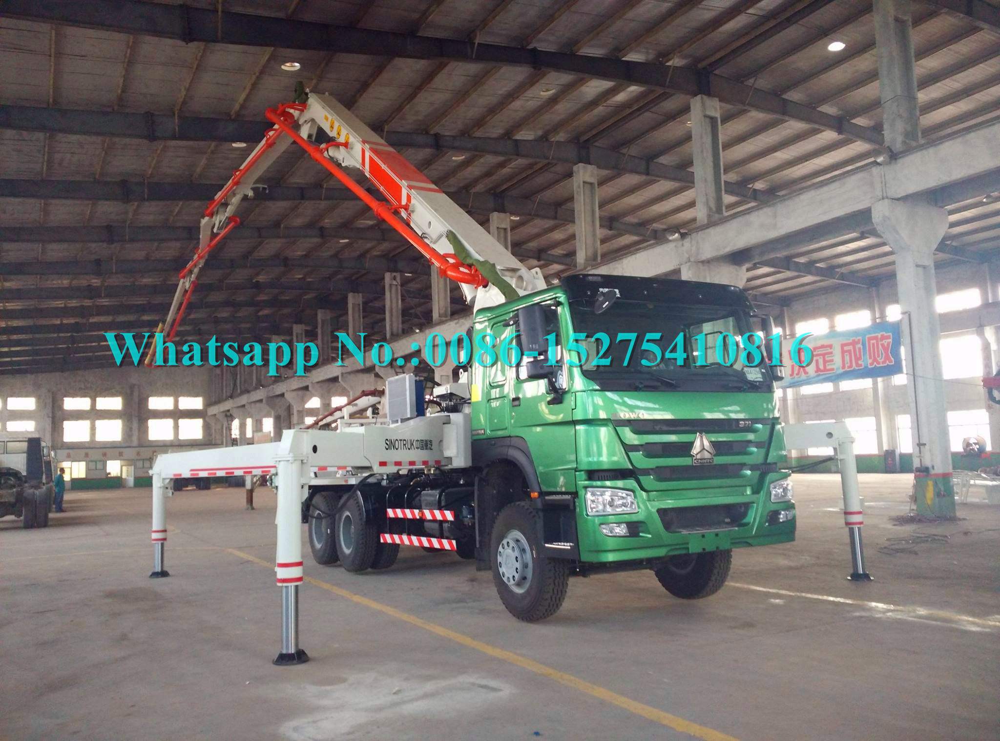 Zoomlion Sany 34m Placing Depth Truck Mounted Concrete Pump 34X-4Z with Output of 120m³/h Construction Equipment