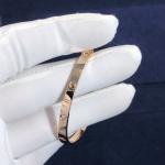 Elegant Car tier 18k Gold Love Bracelet 10 Diamonds Vs Vvs Natural Diamonds