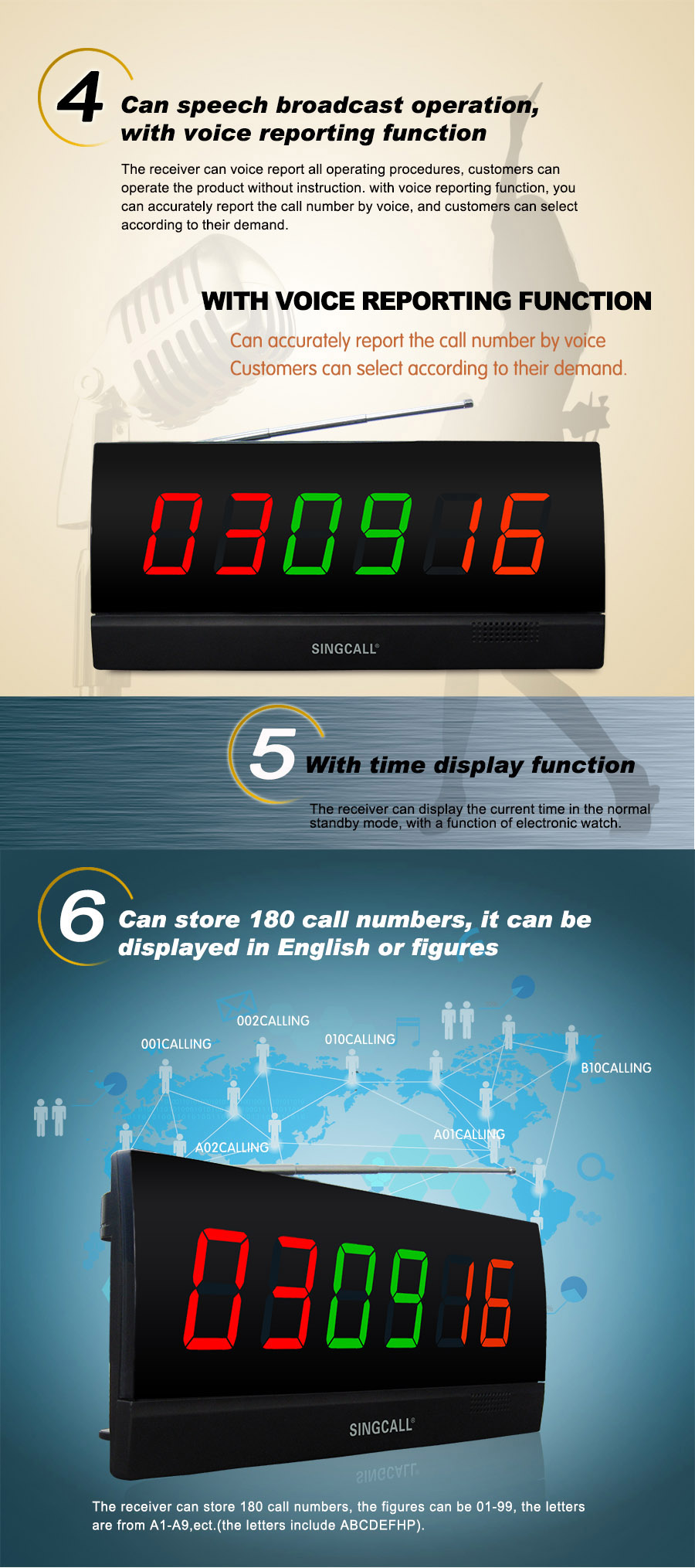 Hospital wireless patient alarm call nurse calling bell system