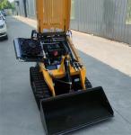 Small Stand On Skid Steer Mini Loader Machine With Bucket 300KG ISO9001