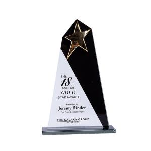 Quality Graduation Aniversary Souvenir Acrylic Organic Glass Plate Trophy wholesale
