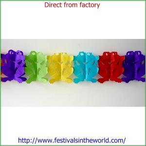 Quality paper garland of tissue wholesale