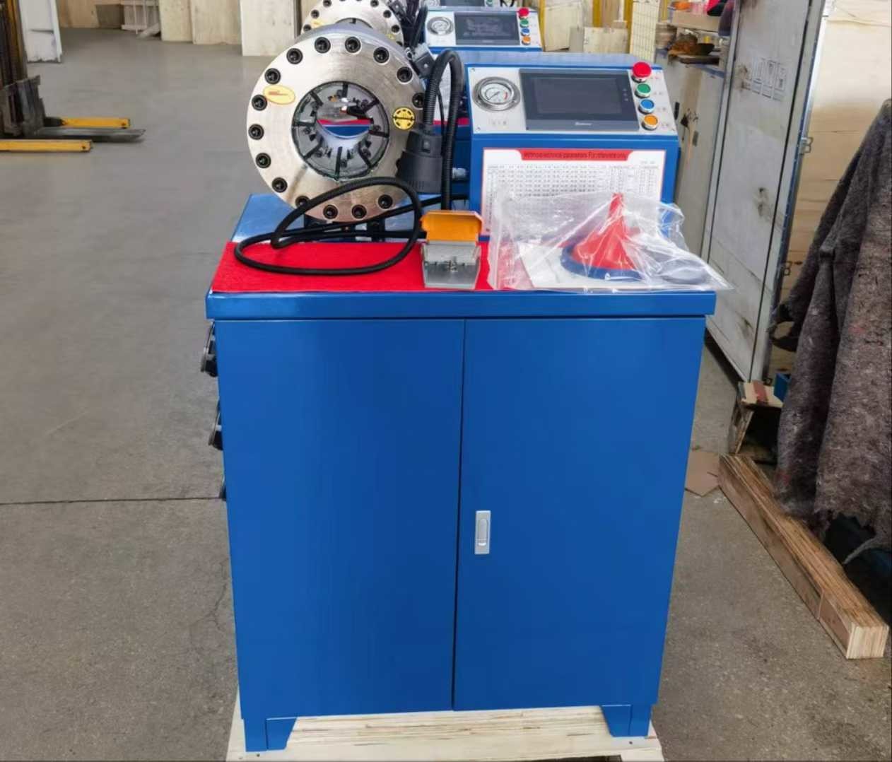 2" Electric High Model Basic Model Button System 10 Dies Big Power Portable Hydraulic Hose Crimping Machine Excavator Hose Press Tool