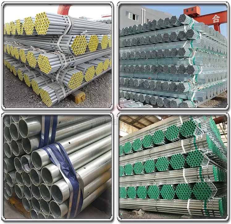 SGH490 Galvanized Steel Tube 35mm 3 Inch Galvanized Pipe 10 Ft