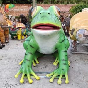 Quality Customized Giant Animatronic Frog Animals Realistic For Amusement Exhibition wholesale