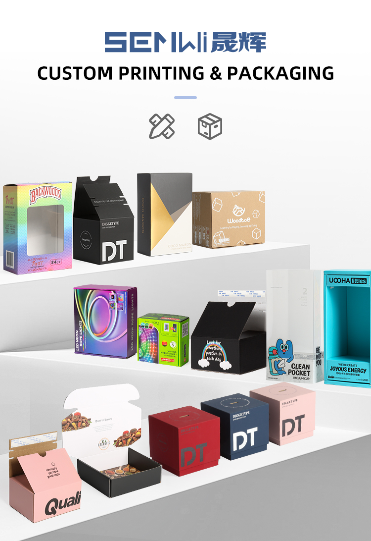shipping mailer boxes Corrugated Paper Custom Logo For Perfume And Household Products