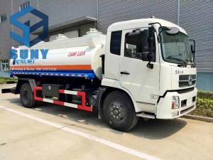 Quality 12000 Liters Oil Tank Truck 190 hp DONGFENG 4x2 Carbon Steel Fuel Tanker Vehicle wholesale