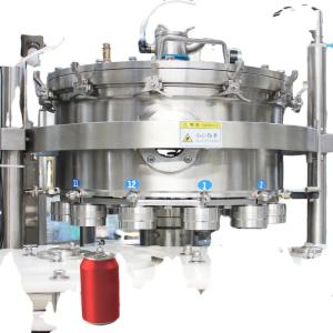 Quality SUS304 316 Aluminum Can Filling Machine Semi Automatic 20000BPH wholesale