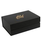 Personalized Custom Black Magnetic Closure Paper Shoe Boxes With Logo Packaging