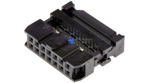 China T812114A101CEU IDC Socket Connector 2 Rows 2.54mm Pitch 14 Contacts AMPHENOL on sale