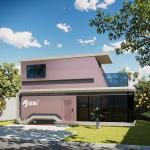 Capsule House With Balcony Prefabricated Construction Industry Outdoor Capsule