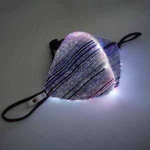 Quality Beautiful LED Light Up Mask , 7 Color Changeable Glowing LED Mask wholesale