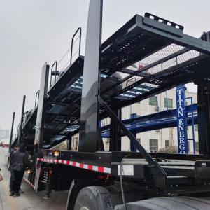 Quality Jost E100 Landing Gear 3 Axles Car Carrier Semi-Trailer for 6-10 Cars Transportation wholesale
